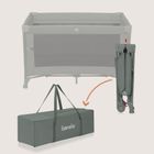 Lionelo, Ellen, łóżeczko turystyczne z funkcją dostawki, 3w1, green