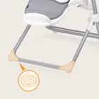 Lionelo, Niles, krzesełko do karmienia, bujaczek, grey