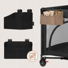 Lionelo, Sidepocket, organizer do łóżeczka, mały, black