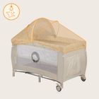 Lionelo, Sven Plus, łóżeczko turystyczne z akcesoriami, Beige Latte