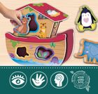 Lisciani, Montessori, Baby Wood, Animal Fun, gra edukacyjna z figurkami