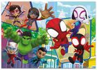 Lisciani, Spidey i super-kumple, puzzle dwustronne, 192 elementy