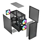 Logic, Dart Pro ARGB Mini, obudowa, USB TYPE-C, czarna