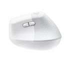 Logitech, Lift Vertical, mysz, white