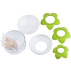 Lotos, pojemnik na wykałaczki i pałeczki, zielony