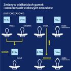 Lovi, Night&Day, Jeż, smoczek silikonowy, dynamiczny, zielony, 0-6m, 2 szt.