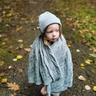 LullaLove, Premium, kocyk z wełny merino, szałwia, 80-100 cm