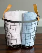 Lulujo, Kocyk bawełniany, tkany, różowy