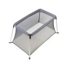 Luna Bambini, lekkie łóżeczko turystyczne, bez montażu, szare