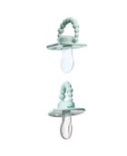 Luu Kids, zestaw: smoczek, Frozen Sage + smoczek, Vivid Mint, 0-3 m, 2 szt.