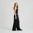 Luźne spodnie z modalem wide leg NOWEAR