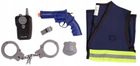 Madej, strój policjanta, zestaw z akcesoriami