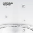 Maestro, czajnik elektryczny, szklany, biały, 1,7l, 2200W, MR-063