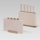 Maestro, zestaw noży i desek, beżowy, MR-1412