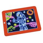 Magiczny tablet do rysowania 3D z pisakami, czerwony