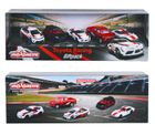 Majorette, Toyota Racing, modele pojazdów, resoraki, 1:64, 5 szt.