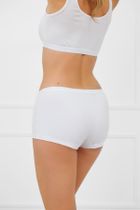 Majtki bokserki damskie, białe, Lotte, Italian Fashion