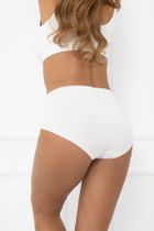 Majtki figi damskie, białe, Libra, Italian Fashion