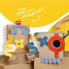 Makedo, Deco-Props, zestaw kreatywnych kształtów dekoracyjnych, Sparkies, 25 elementów