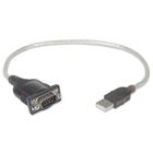 Manhattan, adapter, USB NA RS232/COM/DB9 M