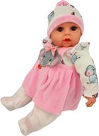 Mario, interaktywna lalka bobas, słonik, 45 cm