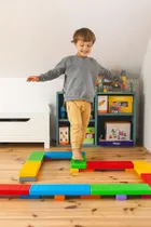 Marioinex, cegły junior, platformy dydaktyczne z klockami XL, 28 elementów