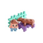 Marioinex, Mini Waffle, Farmer, Domek Pani Weterynarz, klocki konstrukcyjne, 110 elementów