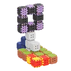 Marioinex, Mini Waffle, Green Blocks, klocki konstrukcyjne, 206 + 30 elementów gratis