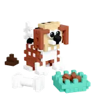 Marioinex, Mini Waffle, Pocket Pets Puppies, Beagle, klocki konstrukcyjne, 46 elementów