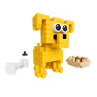 Marioinex, Mini Waffle, Pocket Pets Puppies, Golden Retriever, klocki konstrukcyjne, 52 elementów