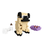 Marioinex, Mini Waffle, Pocket Pets Puppies, Mops, klocki konstrukcyjne, 42 elementów