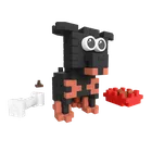 Marioinex, Mini Waffle, Pocket Pets Puppies, Rottweiler, klocki konstrukcyjne, 50 elementów