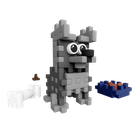 Marioinex, Mini Waffle, Pocket Pets Puppies, Sznaucer, klocki konstrukcyjne, 49 elementów