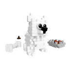 Marioinex, Mini Waffle, Pocket Pets Puppies, West Highland White Terrier, klocki konstrukcyjne, 49 elementów