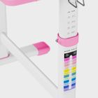 Mark Adler, Study 3.0 Pink, ergonomiczne biurko dla dziecka, 66 cm