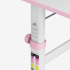 Mark Adler, Study 3.7 Pink, biurko dziecięce z regulacją wysokości