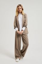 Marynarka damska, beżowa, Moodo