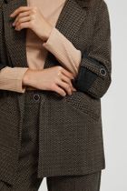 Marynarka damska, czarna, Moodo