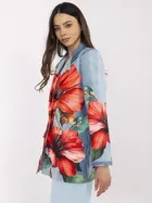 Marynarka damska, niebieska, Italy Moda
