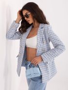 Marynarka damska, niebieska, Italy Moda