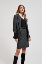 Marynarka damska, szara, Moodo