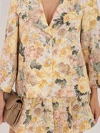 Marynarka damska, żółta, Italy Moda