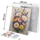 Massido, obraz do malowania po numerach, Kwiaty, 40-50 cm