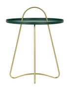 Mauro Ferretti, Grent, metalowy stolik, średnica 45 cm