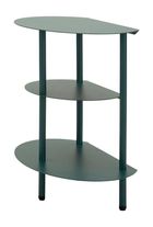 Mauro Ferretti, Saturn, stolik nocny, metalowy, morski, 49,5-27,5-49,5 cm