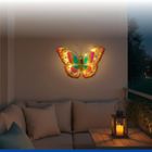 Maximex, ozdoba ogrodowa na ścianę, motyl solarny LED, 54-40 cm
