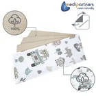 Medi Partners, Zoo, kocyk bawełniany, wafel, 75-100 cm