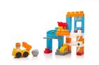 Mega Bloks, First Builders, Wesoły plac budowy, klocki, 31 elementów