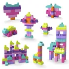 MEGA Bloks, Torba różowa, klocki, 80 elementów