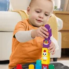 MEGA, Traktor ze zwierzątkami, pojazd z klockami, 30 elementów